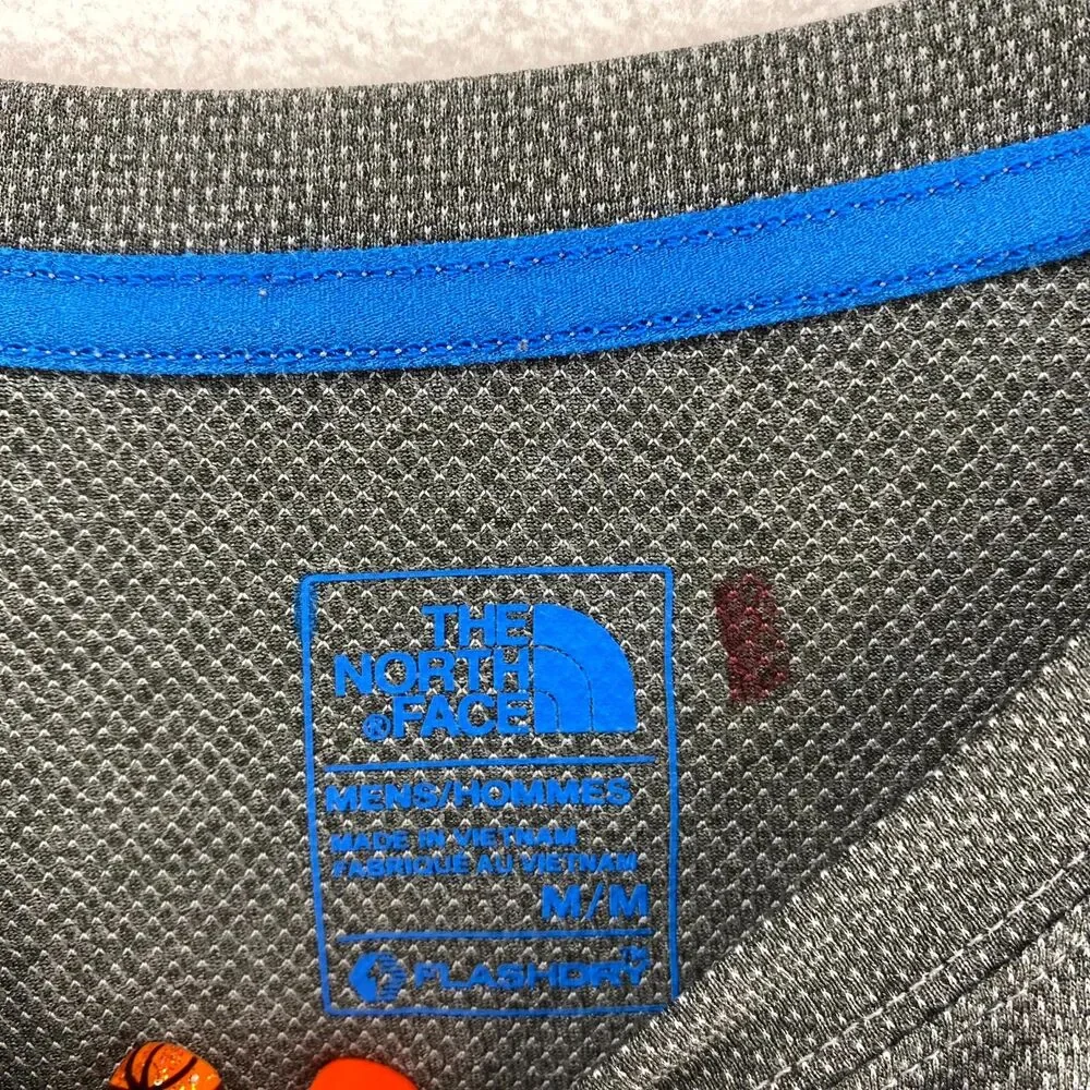 The North Face FlashDry Long Sleeve Shirt‎ Gray Color Mens Size M